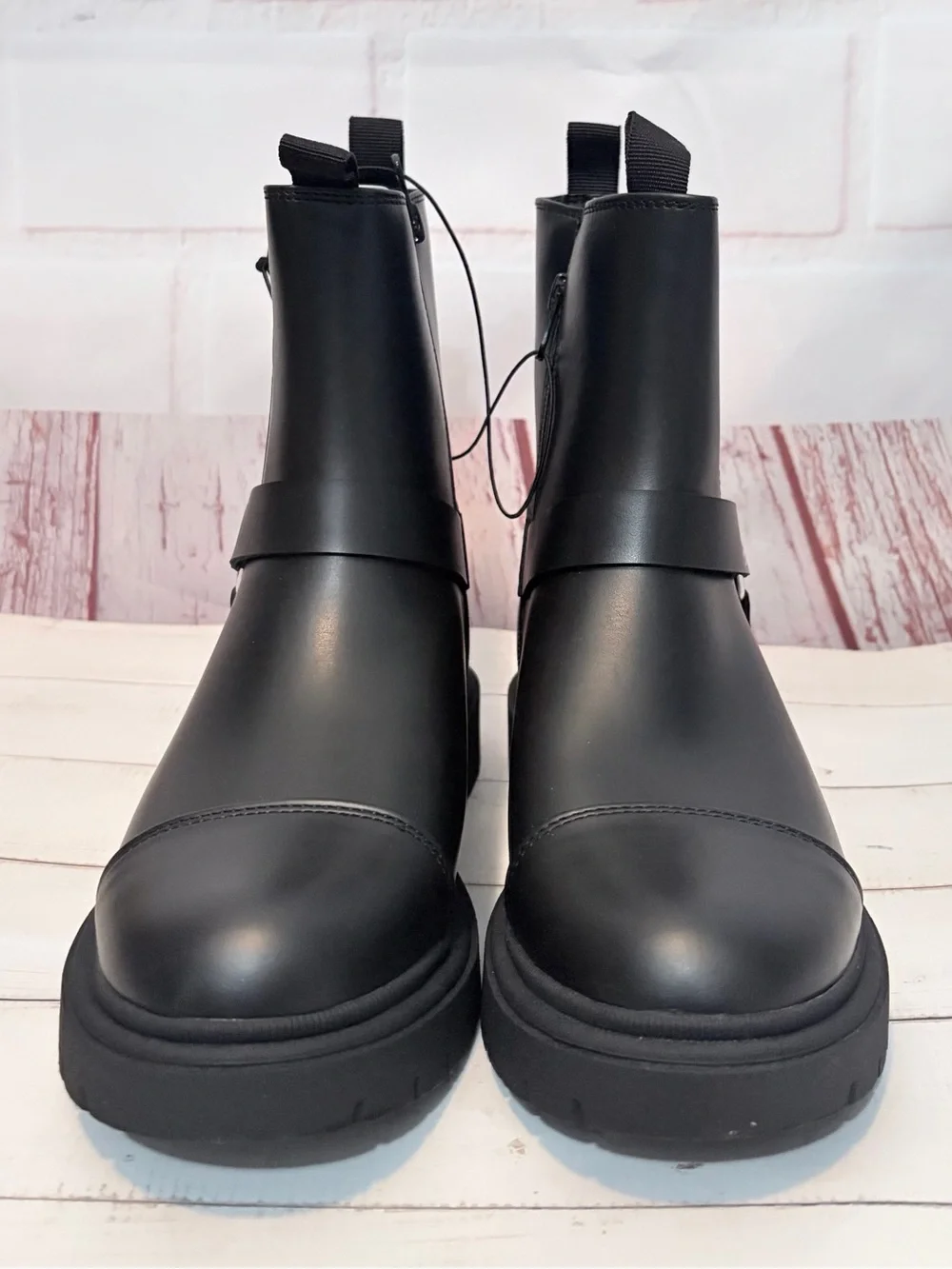Art Class Crosby Boots Harness Moto Lug Sole  Size 3 NIB